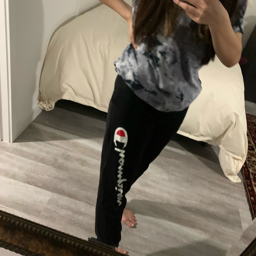Black champion sweats